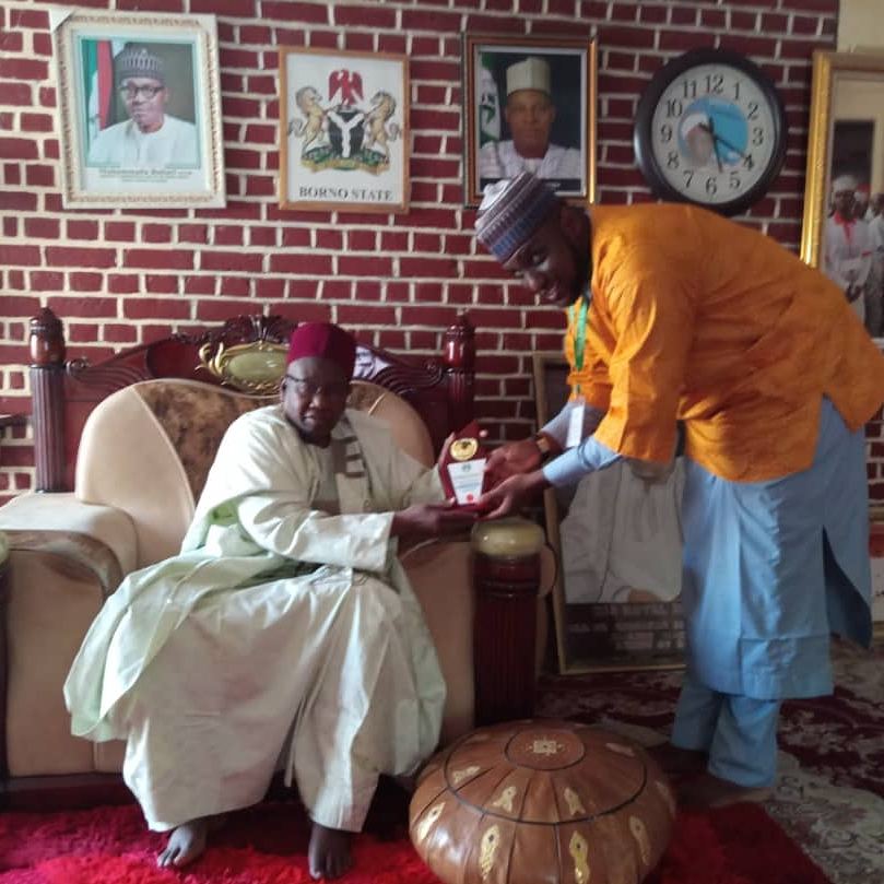 AbbakarAskira's tweet image. #Amend UBE Act #12 Years of Education. Award of excellence to His Eminence the Shuttle of Borno for supporting Girl Child Education in Borno state