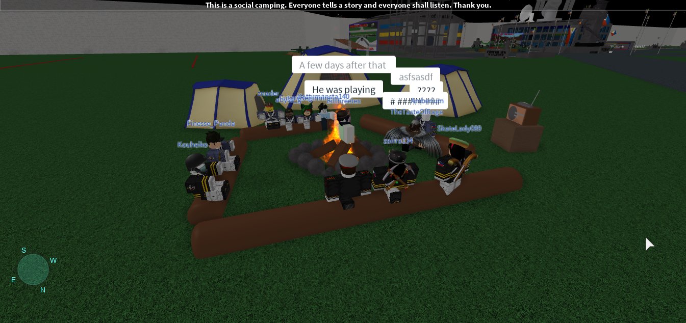 Pma Roblox On Twitter Social Camping Last May 25 2018 At Camp Altairdahrk After Duty Hours - finesse roblox