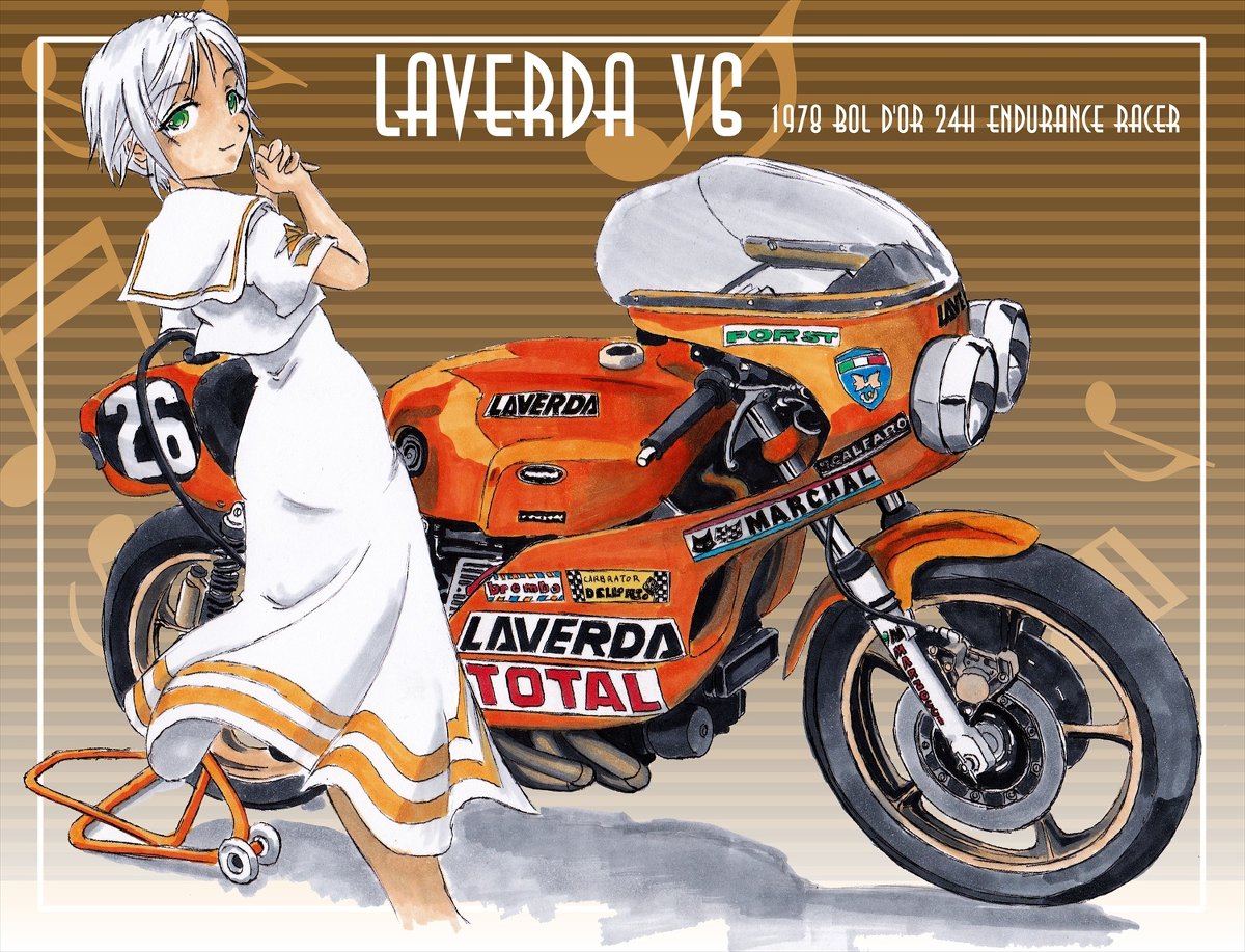 西宮真琴 Twitterren Laverda V6 バイク Laverda ラベルダ Aria アテナ グローリィ T Co 3z8amkkyzf