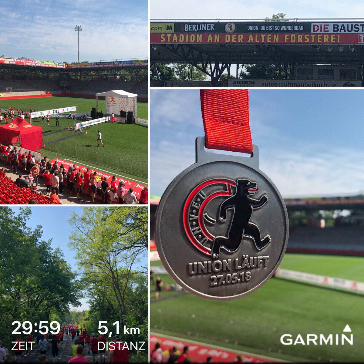 Das war Union Läuft 2018
Es war wieder ein Fest, die Orga ist noch ausbaufähig 😉
Wir kommen nächstes Jahr gern wieder <a href="/fcunion/">1. FC Union Berlin</a> 
#eisern #unveu #beatyesterday #garmin