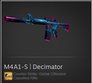 VLADOPARD's tweet image. M4A1-S | Decimator GIVEAWAY
-RT &amp;amp; FOLLOW &amp;lt;3
-Rolled after next game!
-Join the stream for a keyword: (I will ask the kw in twitter dm, don't spam it) 
twitch.tv/vlado_ff