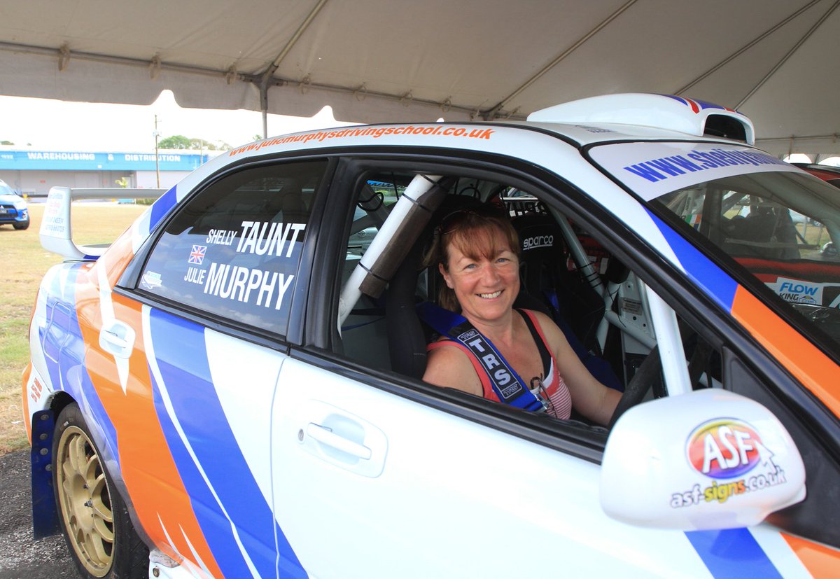 Good luck to #54 <a href="/shellytaunt/">ShellyTauntRallying</a> &amp; Julie Murphy (GpN Infinity on the Beach/ASF Sign Factory/Darren Dixen/Combined Scaffolding/Jim Griffiths Car &amp; Body Repairs/Julie Murphy’s Driving School Subaru Impreza N10) FlowLive #FlowKOTH2018 #SOLRB2018 #SOLRallyBarbados <a href="/Rally_Barbados/">SOL Rally Barbados</a>