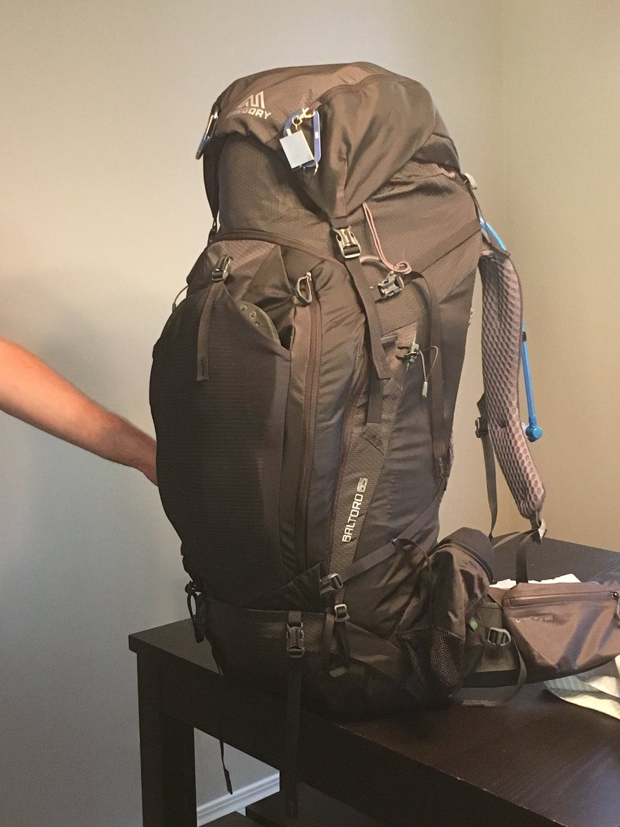LadyMFry's tweet photo. My hubby is going on West Coast Trail! His pack is huge lol! Sending him off today with yummy breakfast and coffee! #wolf #crow #FNLove https://t.co/I49OY4BG9m