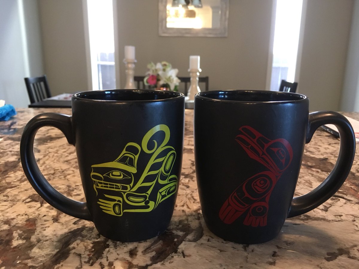 LadyMFry's tweet photo. My hubby is going on West Coast Trail! His pack is huge lol! Sending him off today with yummy breakfast and coffee! #wolf #crow #FNLove https://t.co/I49OY4BG9m