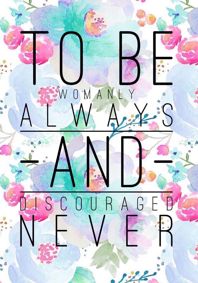 Happy #SymphonySunday 🌸 #WomanlyAlways #DiscouragedNever