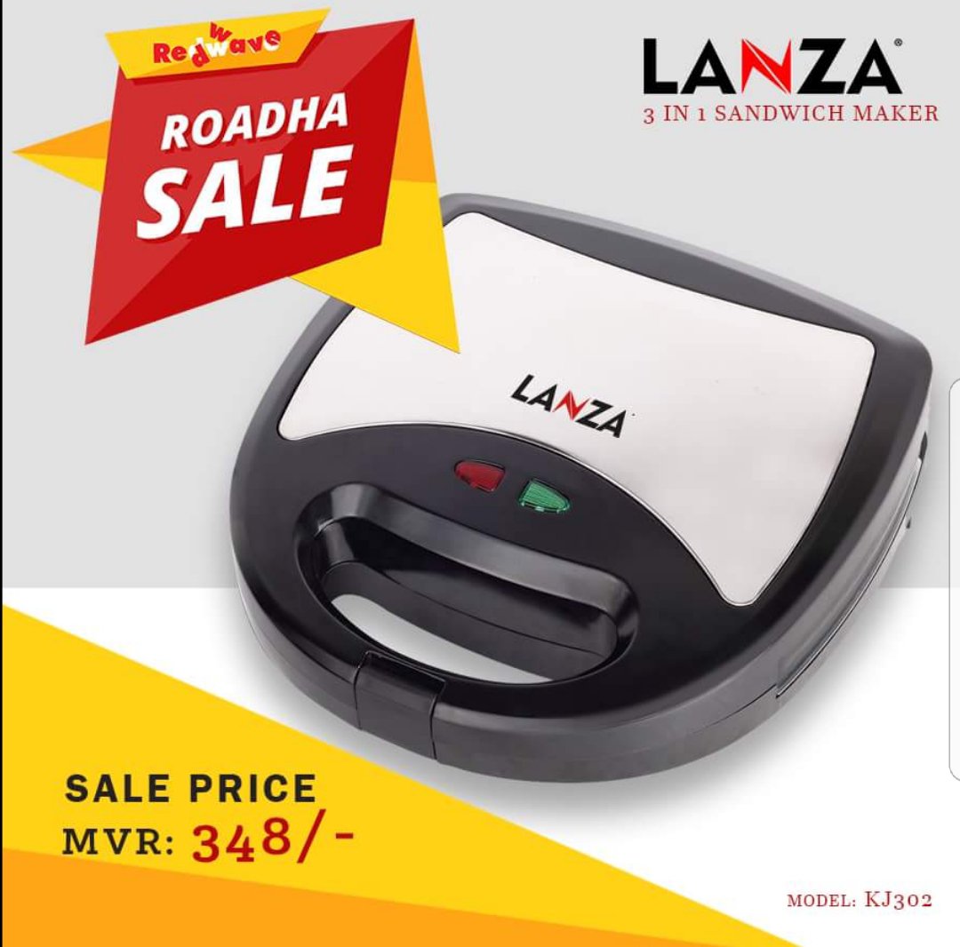 Lanza 3 in sandwich maker
MVR 348/-