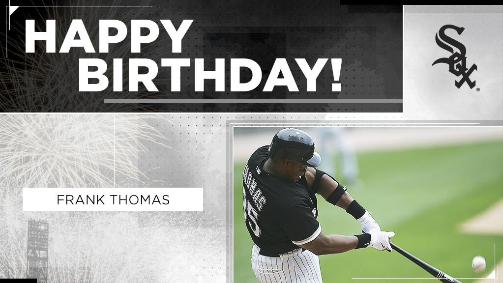 The big 5-0 for Happy birthday, Frank Thomas! 