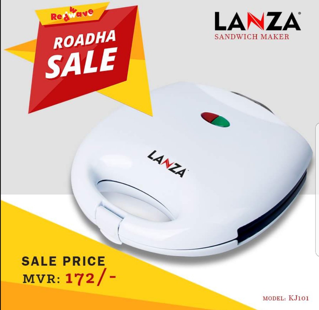 Lanza sandwich maker
MVR 172/-