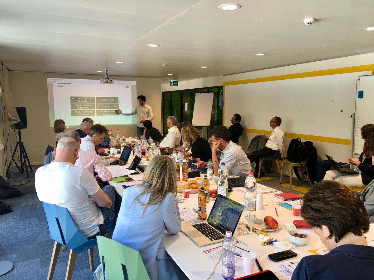 SwissEdTech's tweet image. Thank you @migros @OliverDurrer for providing us the unique opportunity to present the @SwissEdTech and our members GoPollok, @_taskbase, @testwe_eu and AimFeedback at your Conference of the Migros Club School Directors in Lausanne! It was a great privilege to be there.