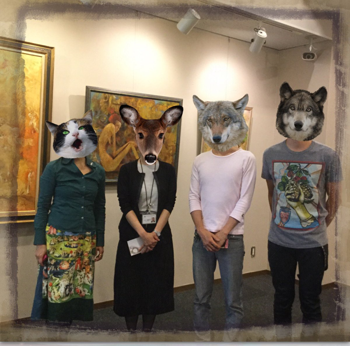 karinchan0815's tweet photo. 三人の個展終了しました。土日は音楽ホールのコンサートもあり、三人という相乗効果もあって、300人以上のお客様にじっくりと観てもらえました。とっても疲れたけれどとっても楽しくてとっても良い展示になりとっても刺激になりました🙏❤️🌟ありがとうございました😊 https://t.co/YjWUQx6UYX