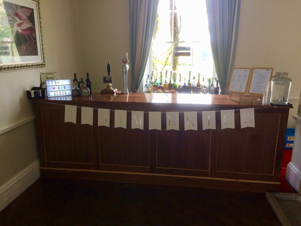 Great to be back at Yeldersley Hall this weekend. Congratulations Neal &amp; Laura 🥂