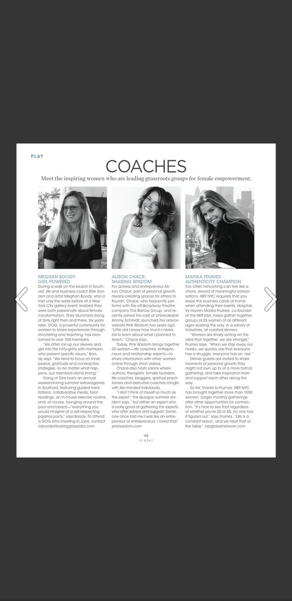 Dear_John's tweet photo. The greatest way to feel empowered is to empower others. Thanks so much to the gorgeous and generous @CristinaCuomo #puristmagazine #hamptons 
#hernyc #herusa #pinkwisdom 
#marikafrumes #meghanboody #alisonchace https://t.co/QZKf0QFgV1