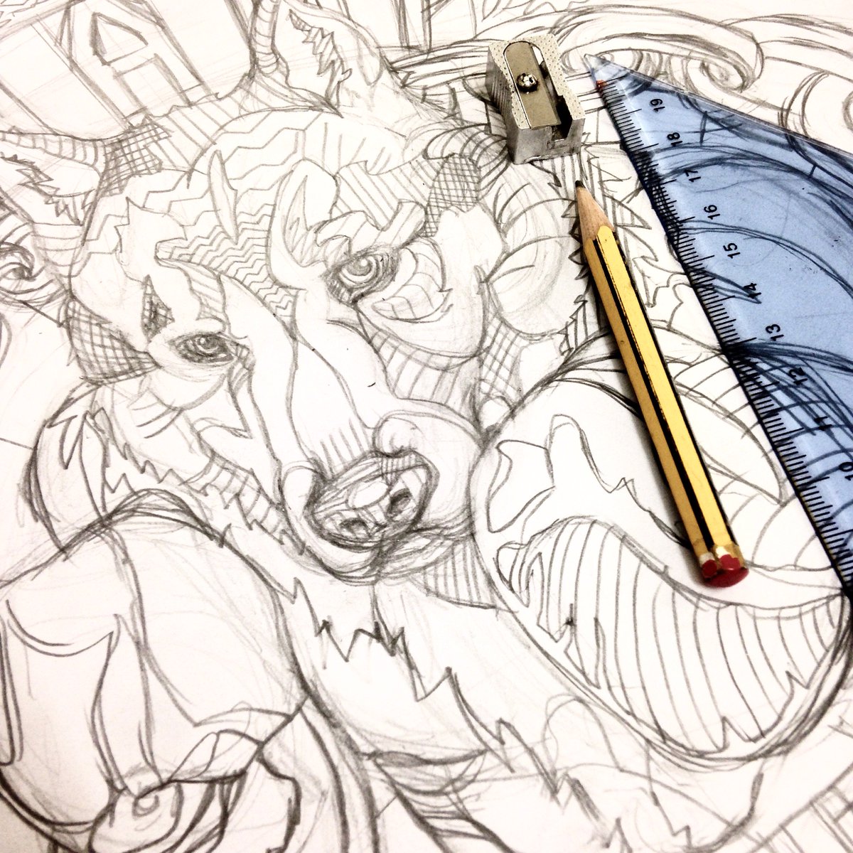 SchmitzNiehaus's tweet photo. Illustrating resque dog Champ for @DublinSPCA! Expo #ColourMeBlind by @beicollective 5-7 July - Stay posted! https://t.co/2nIi1QeNdx