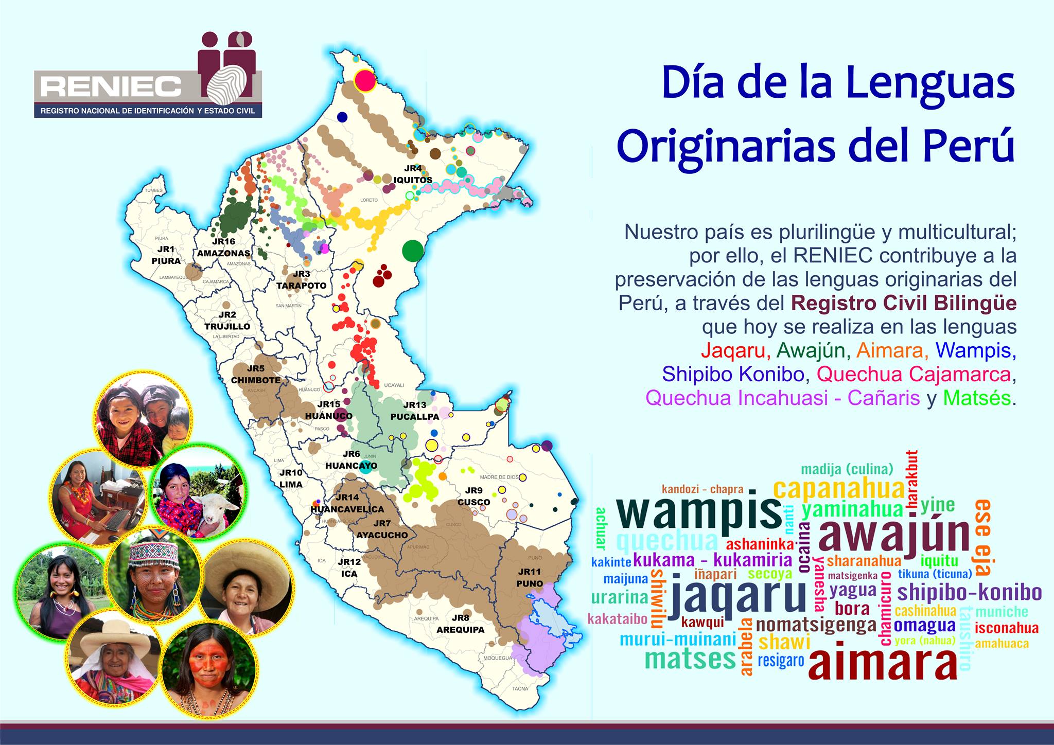 Twitter 上的 RENIEC PERÚ："El Registro Civil Bilingüe del #RENIEC es un  servicio que permite atender e inscribir los hechos vitales promoviendo el  uso de las lenguas originarias de nuestro país . #DíaDeLasLenguasOriginarias