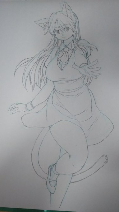 久しぶりにちゃんと?1枚描いてみた 