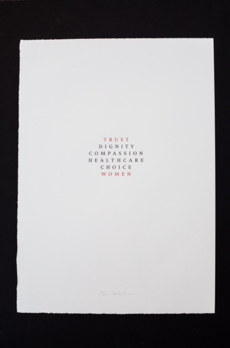 NatPrintMuseum's tweet photo. Earlier this month three of Ireland’s leading letterpress artists produced these powerful works. They’re each of a limited edition of 100 commemorating the 100 years of the vote for women #vote #vote100 #votail100 #votesforwomen #Repealedth8th #letterpress #print #powerofprint https://t.co/08gZmO8Uv4