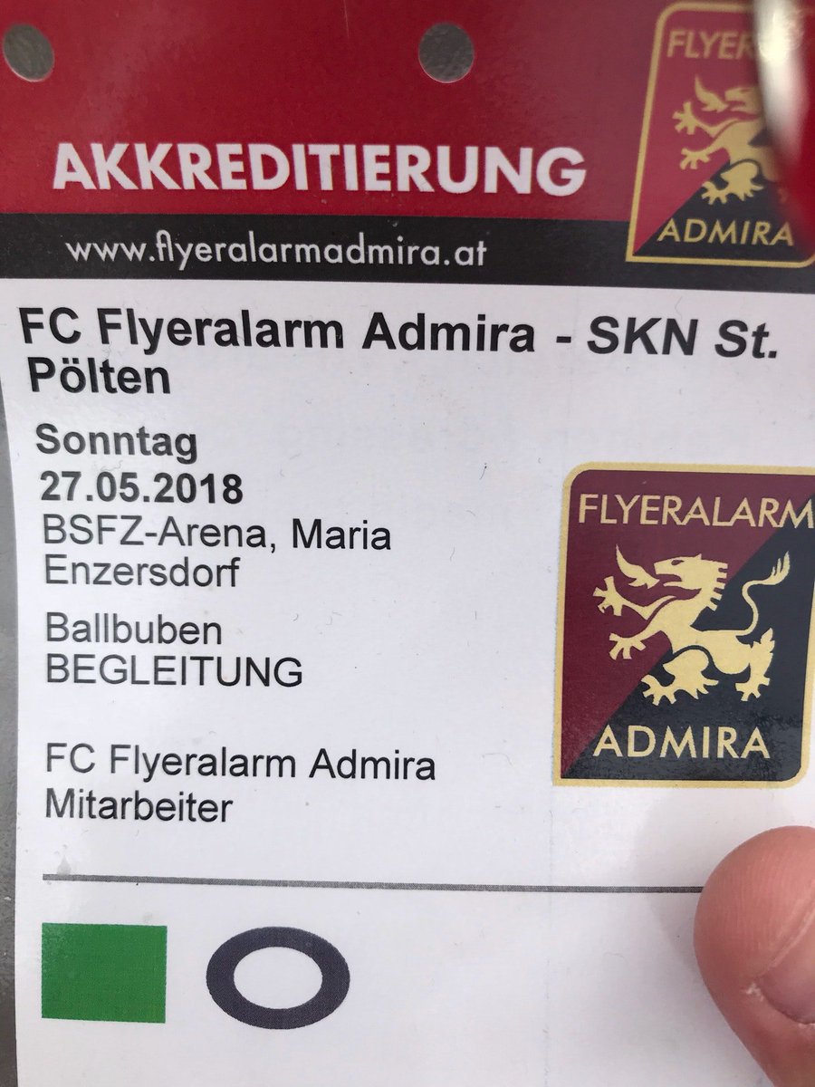 hwinkelhofer's tweet photo. #admira #ballbubenbegleitung ✌️ #neuerjob 😝 (@ BSFZ Arena - Südstadt Stadion - Trenkwalder Arena in Maria Enzersdorf, Niederösterreich) https://t.co/8zxxl7dE6S https://t.co/84TqPjRrqu