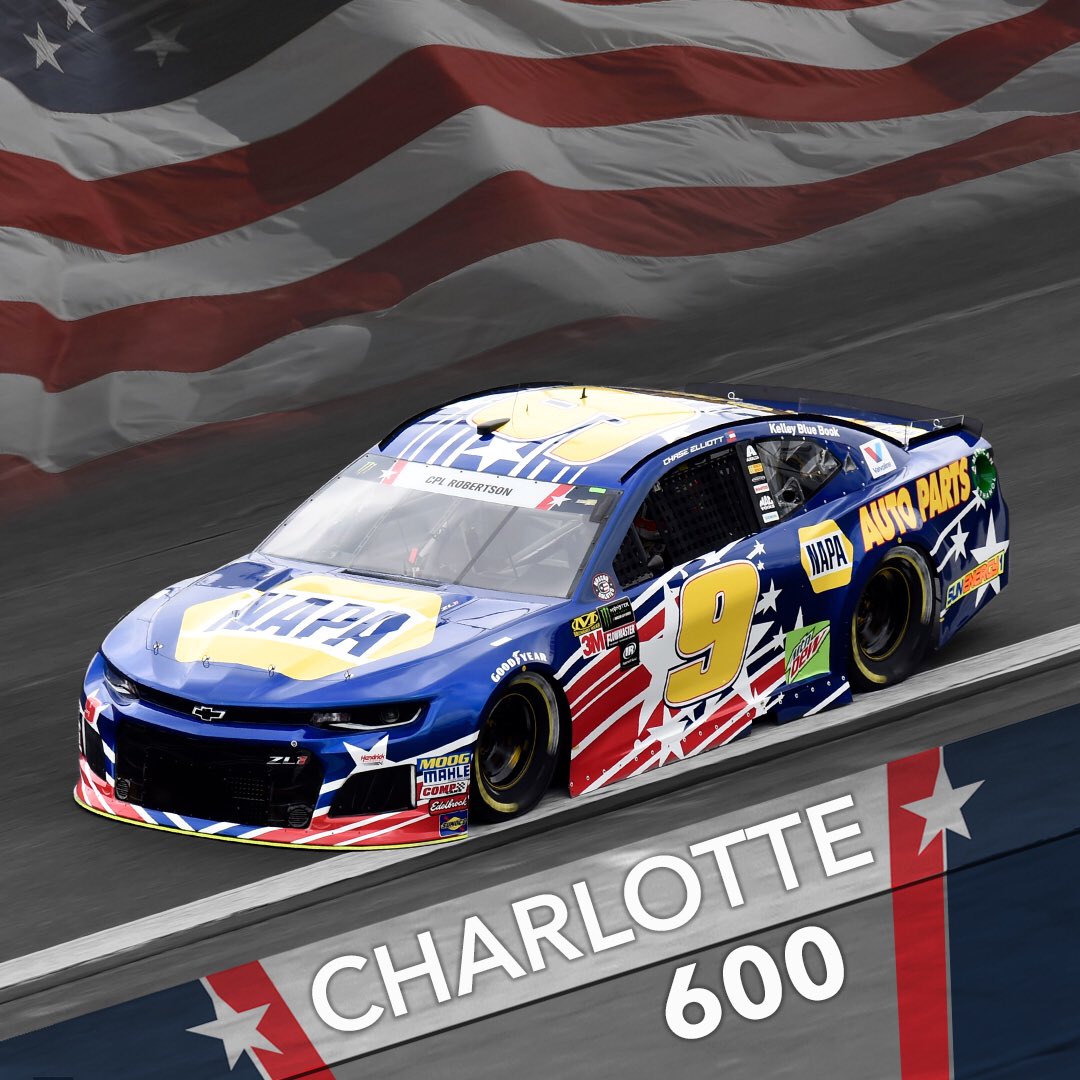 Six hundred miles.

Today, for those who have given everything, we remember and we race for them. 🇺🇸 #NASCARSalutes