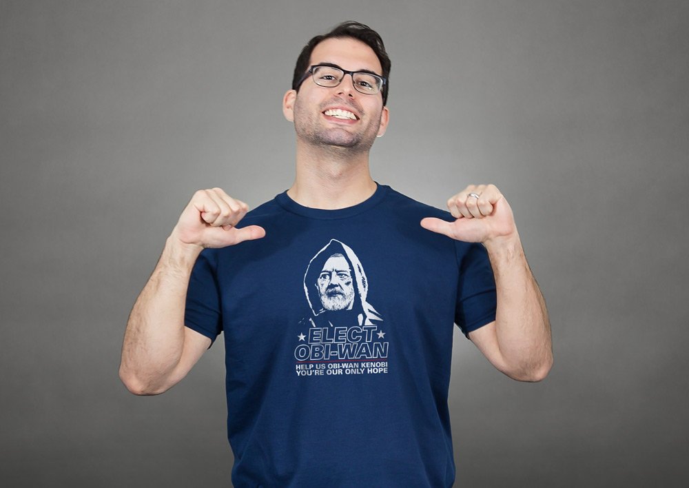 tshirtlaundry's tweet photo. Elect Obi-Wan for President! - https://t.co/9qFejtj68U - #obi #obiwan #obiforpresident #kenobi #kenobiforpresident #starwars #starwarsfan #obiwankenobi #anewhope #chewbacca #darthvader #funnytshirt #funnytshirts #movietshirts #moviequotes #movietees #tees #instadaily #shoponline https://t.co/YGHnlv6IFU