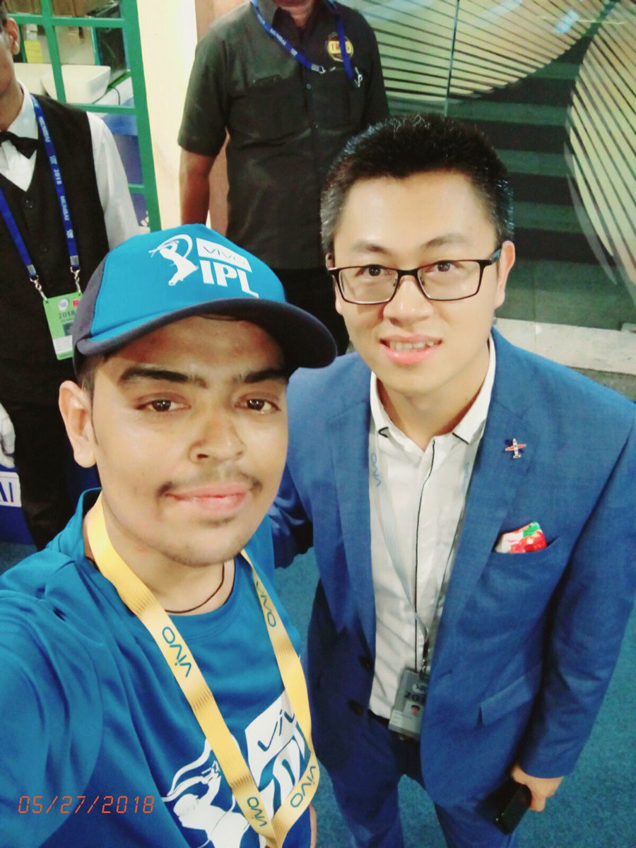 mehtadanny931's tweet photo. #IPL2018Final
@Vivo_India
@StarSportsIndia
#ViVo
#VivoPerfectFan #KXIPFan
#PerfectFan #KXIP
#VIVOIPL #FINAL #WorldsToughestFinal
#Mumbai #Wankhade
#CSKvSRH https://t.co/2jfcKRiXDp
