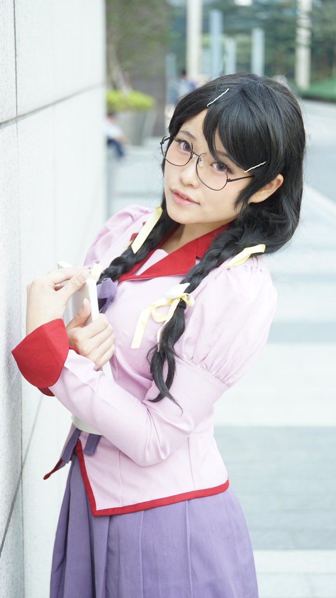 Uzivatel Mint ミント Na Twitteru 私は羽川のことが好きです もっとコスプレしたい 羽川翼 障り猫 Aimintia コスプレ Cosplay 猫物語白 障り猫 ブラック羽川 羽川翼 化物語