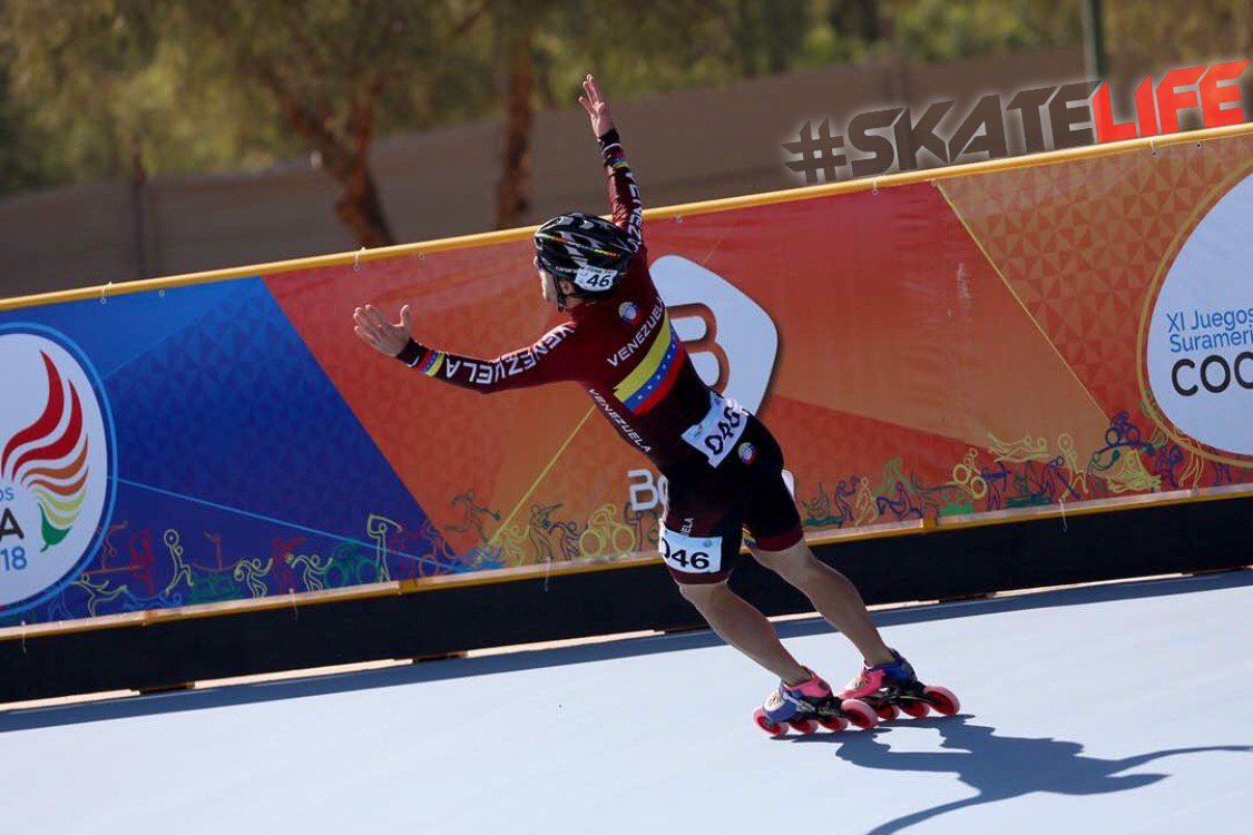 MPCWheels's tweet photo. Sebastian Guzman 🇻🇪 Gold🥇 at the South American Games in Cochabamba, Bolivia 🇧🇴 Junk Wheels, powered by MPC prove to be the fastest wheels in the world once more.
.
.
.
.
#WheelDoping #love my #SkateLife #mpcwheels #patincarrera #inlinespeedskating #skate https://t.co/RXu3AI7vWB