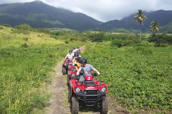 rendezvous_hill's tweet photo. Sundays in St. Kitts are meant for adventures! 
・
・
#stkitts #caribbean #island #islandliving #caribbeanliving #islandlife #atv #tours #atvtours #islandtour #greenery #palmtrees #trails #mountains #clouds https://t.co/Srs97BiYCT