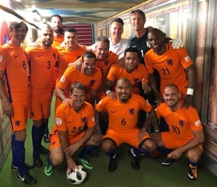 Not a bad team for a Sunday afternoon match.