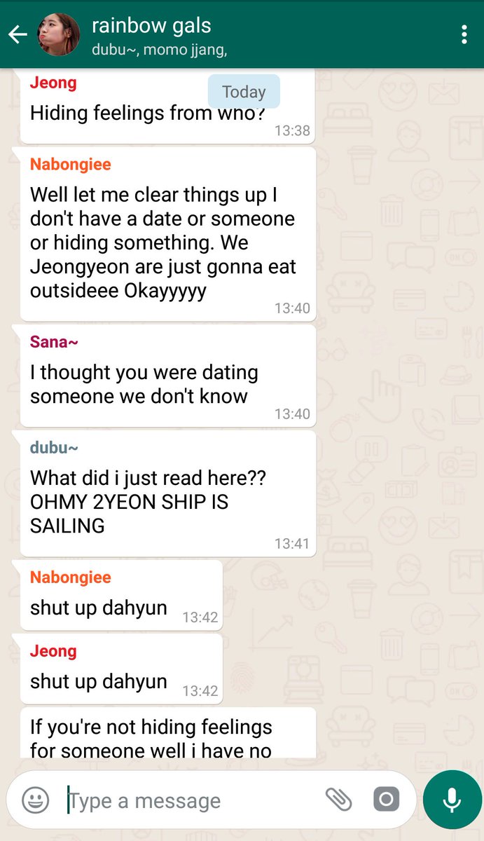 [Yes, hiding feelings]