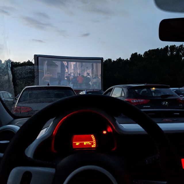RobertPazurek's tweet photo. Went to a #driveinmovie yesterday for the first time. Didn't even know there were a few in #Berlin. Super fun experience, #highlyrecommended. Also: #deadpool2 is even funnier than the first one I dare say, but German synchro is awful. Need to watch it ov… https://t.co/oAFeFddCyh https://t.co/fULx7eYR2y