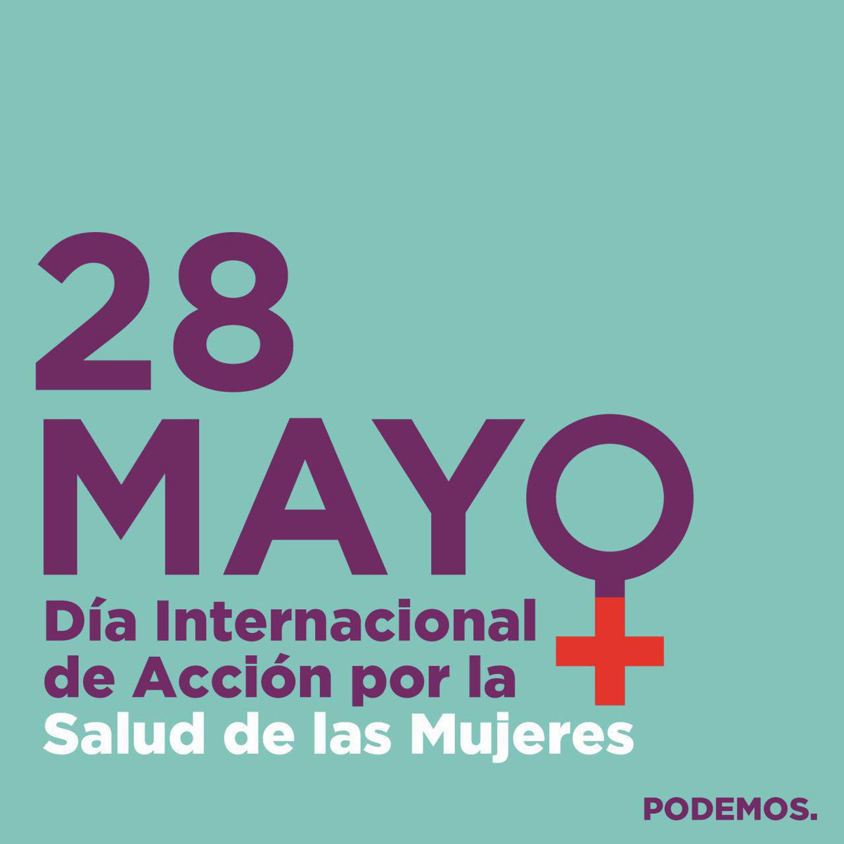 ♀️Salud sexual y reproductiva
♀️Violencias machistas que matan y enferman

♀️Día internacional de Acción por la #SaludDeLasMujeres
♀️Derechos que importan
#28M #ActúaPorMiSalud