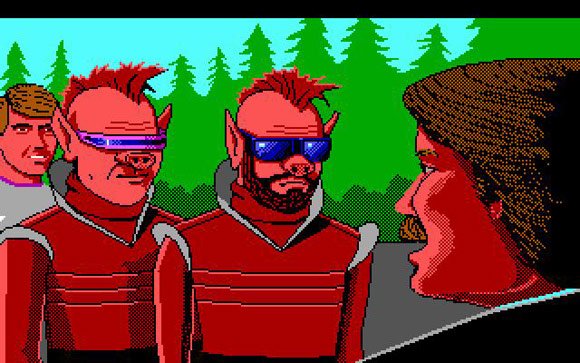 ModernAeon's tweet photo. Did any other classic game creators drop themselves into any of their games?  #SpaceQuest #TwoGuysFromAndromeda https://t.co/7dk9IRnMI4