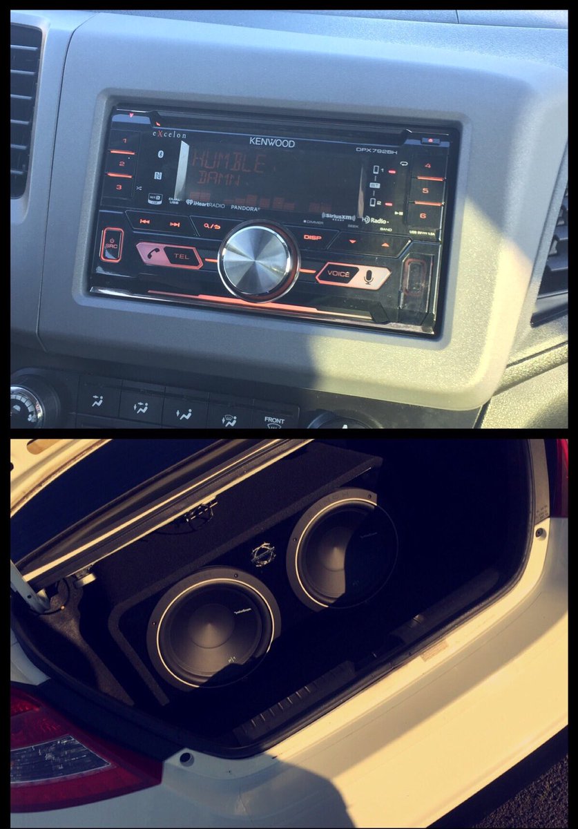 Sraytic's tweet image. Brand new subwoofers and deck setup in my car!👌🏼$$$ @Kenwood_UK @RockfordFosgate @Bassworxdotcom