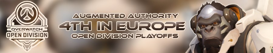 We just secured our Trial spot for Overwatch Contenders after placing 4th from 1,869 EU teams. Congratulations to the guys &amp; other qualifiers! Great coverage from <a href="/BroadcastDotGG/">Broadcast.gg</a> <a href="/BlankCasts/">☠️ BLANK ☠️</a> <a href="/kickedtripod/">John Horstmann</a> <a href="/Volamel/">Joseph Franco</a> <a href="/KenobiCasts/">Eren 'Kenobi' Erkey</a> <a href="/ham__tornado/">Ham</a> <a href="/ArkofCovenant/">Zach | Arkofcovenant</a> 
augmented-authority.com/4th-in-overwat…