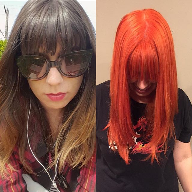 FestoonSalon's tweet photo. Wow! That is a color #makeover.  Hair by Sarah https://t.co/fcz9zrpqmZ