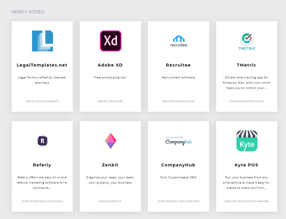 10 new #startup tools were just added on toolmuse.com!

Discover how your business can run better thanks to tools like <a href="/ZenkitHQ/">Zenkit</a>, <a href="/kytepos/">Kyte POS | Point of Sale</a>, <a href="/CompanyHubCRM/">CompanyHub CRM + Sales Bots</a>, @referly_io, <a href="/recruitee/">Recruitee</a>, <a href="/TMetric_Timer/">TMetric Time Tracker</a>, <a href="/AdobeXD/">Adobe XD</a> -and many more!

#business #worksmart #entrepreneurship