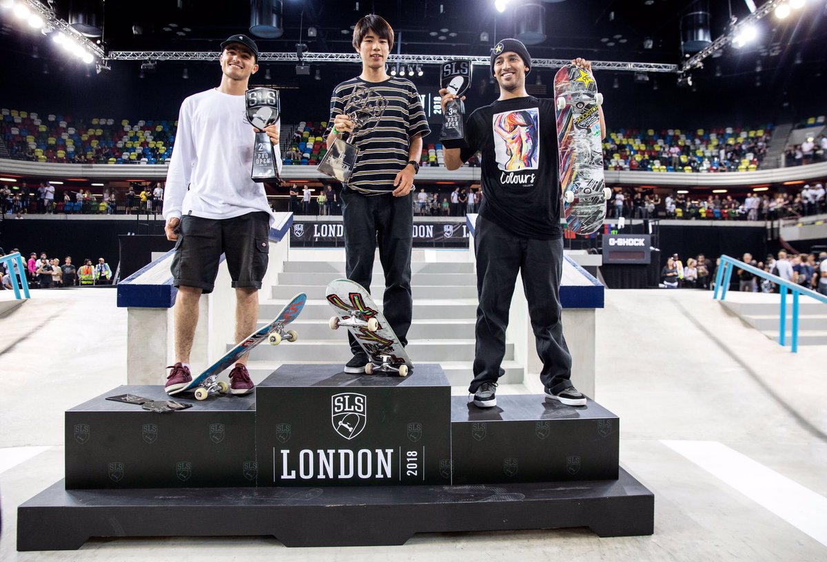 Street League Skateboarding (@streetleague) on Twitter photo 2018 SLS Pro Open London Men's Top 3:
1. π―π΅ <a href="/yutohorigome/">ε η±³ιζ</a>
2. π«π· Vincent Milou
3. π§π· <a href="/kelvinhoefler/">Kelvin Hoefler</a>
For more coverage check out ETN.
#SLSProOpen π¬π§ 2018 SLS Pro Open London Men's Top 3:
1. π―π΅ <a href="/yutohorigome/">ε η±³ιζ</a>
2. π«π· Vincent Milou
3. π§π· <a href="/kelvinhoefler/">Kelvin Hoefler</a>
For more coverage check out ETN.
#SLSProOpen π¬π§