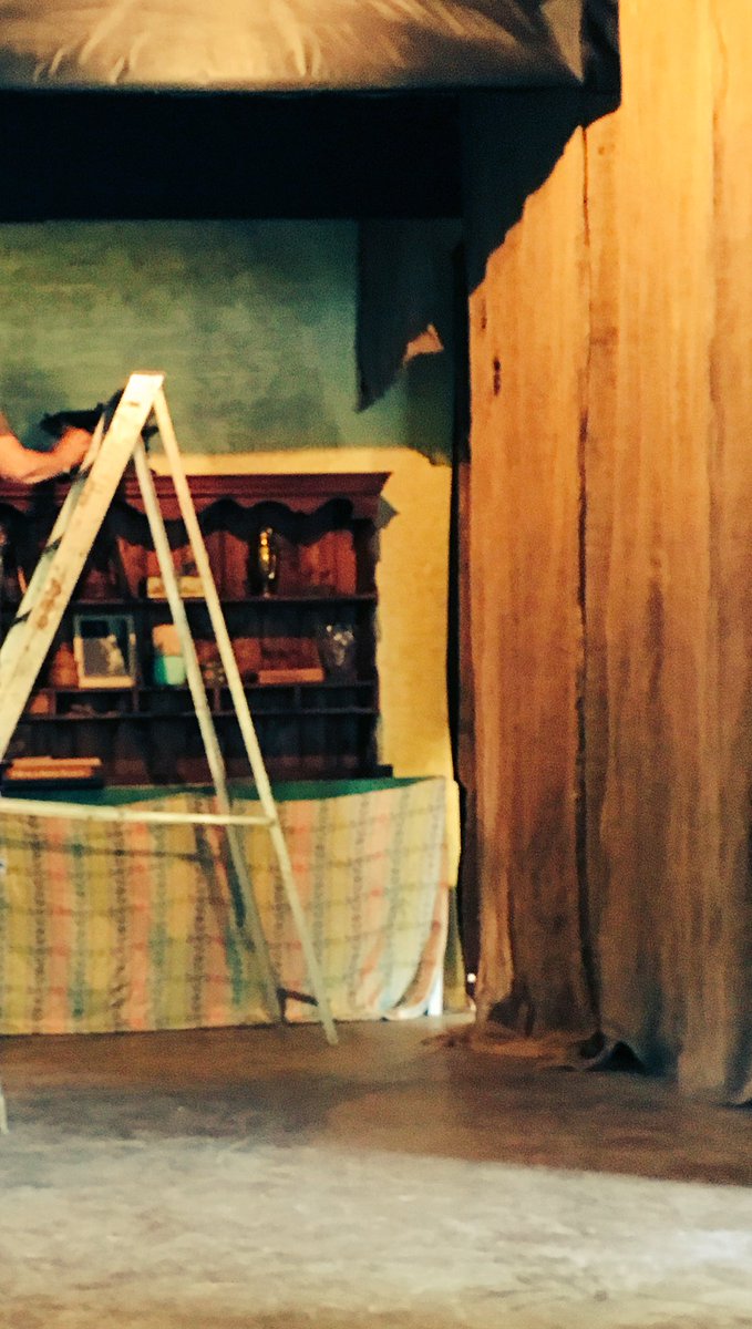 BilliDramaSoc's tweet photo. #SetBuilding for #MyThreeAngels at the Women’s Hall, Billingshurst. Nearly done. Set dressing to go. https://t.co/N6absYAZop