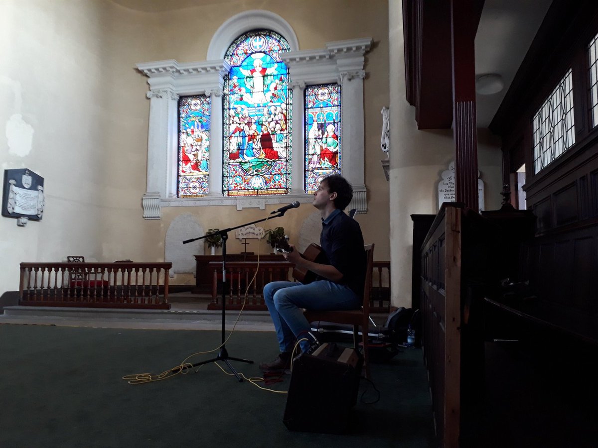 ChristChurchMac's tweet photo. Thanks to @BenjaminGorb for bringing his distinctive sound to #ChristChurch today.. so much musical talent in Macc. And thanks to all who visited the town’s #Georgiangem We’ll be open again 24 June @treaclemarket and last day of @BarnabyFestival https://t.co/1sFRAEOBUK