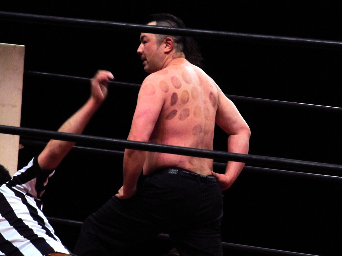 梨音 プロレス垢 Pe Twitter 18 5 27 Going Up 北沢タウンホール 下手くそ写真詰め合わせ 第二試合 勝ったのは藤原さん しかし 勝っただけでは飽き足らずセコンドも介入して影山さんにトドメ しかし 背中が凄い ドラゴンヘッドみたい 実況席は 背中