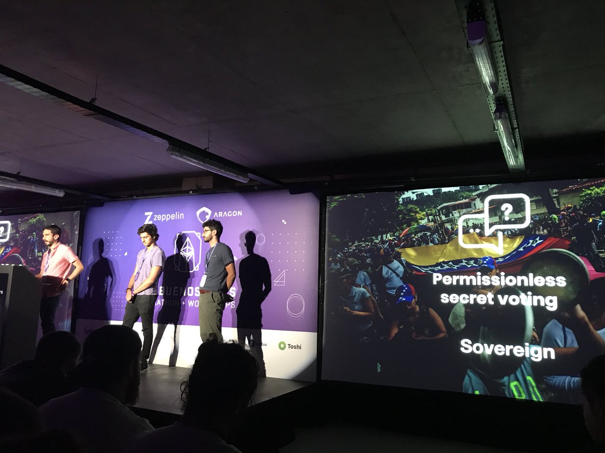 MPtherealmvp's tweet photo. Te Cedula from Venezuela targets a pressing problem for Venezuela, proposing self-sovereign identity trusting @DemocracyEarth to safe-guard data. THIS IS BLOCKCHAIN. https://t.co/uO4jp3eT6o