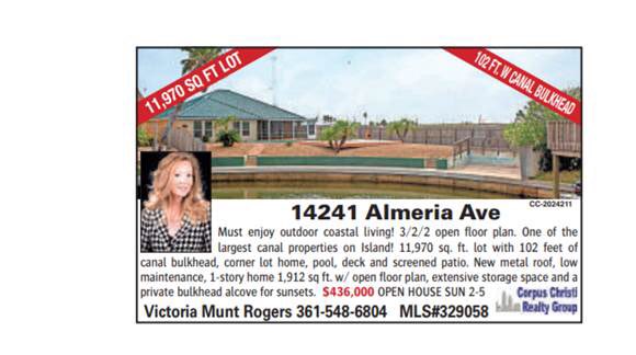 PadreHomeSales's tweet photo. Open house today on North Padre Island 3/2/2 canal house with pool and screened patio. Mls#329058 listing agent Victoria Rogers W/ Corpus Christi Realty Group https://t.co/3IcexORcNI