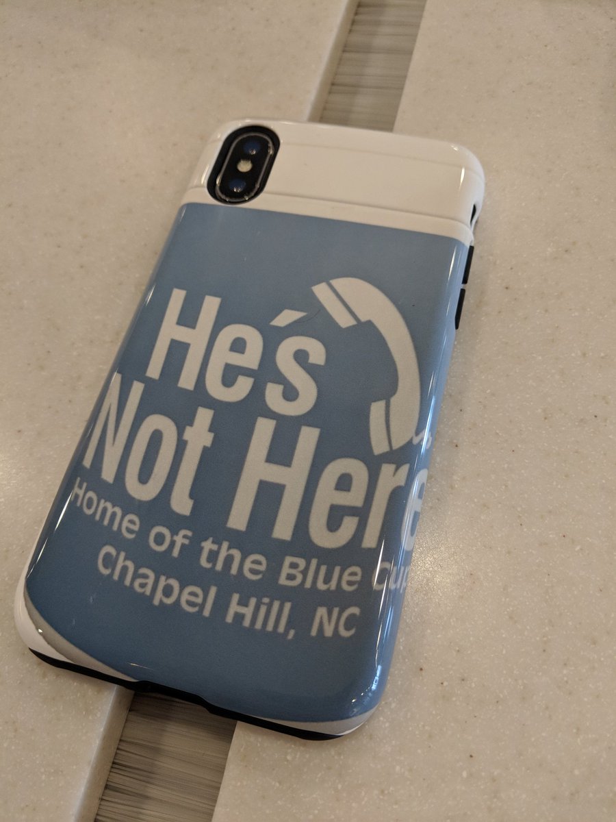 RHester1789's tweet photo. Thanks so much @redbubble my @Hes_Not_Here case turned out perfectly!! #BlueCups #TCITR https://t.co/LVT0Orye9f