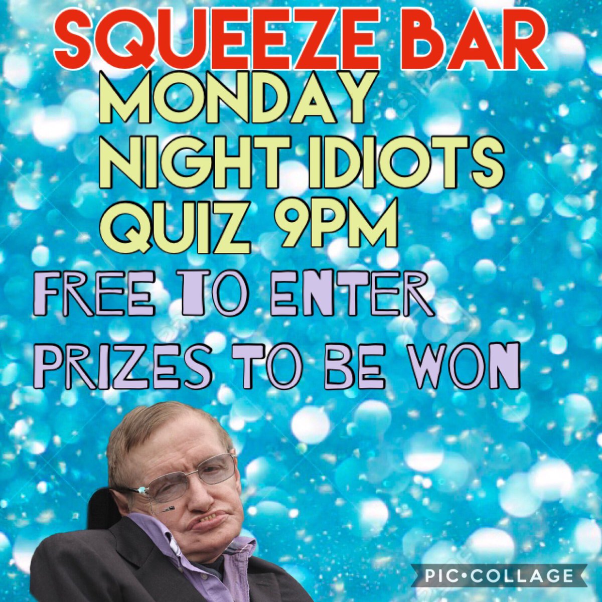 SqueezeBarMalia's tweet photo. 🤩🤩🤩ANYONE IN MALIA THAT FANCIES SOMETHING A BIT DIFFERENT SQUEEZE BAR IDIOTS QUIZ VERY FEW BRAIN CELLS REQUIRED MONDAY 9PM FREE TO ENTER PRIZES TO BE WON 🤩🤩🤩 #club1830 #scene #TUI #partyhard #malia2018 https://t.co/zOpxfLVUp3