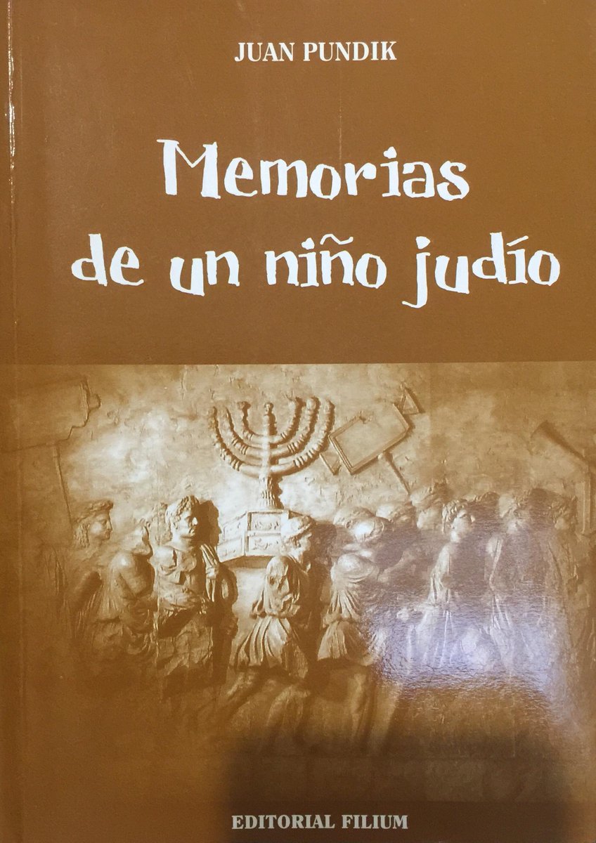 jpundik's tweet photo. Memorias de un niño judío, a la venta disponible en https://t.co/OollJhyS2o https://t.co/ikBODl8hpu