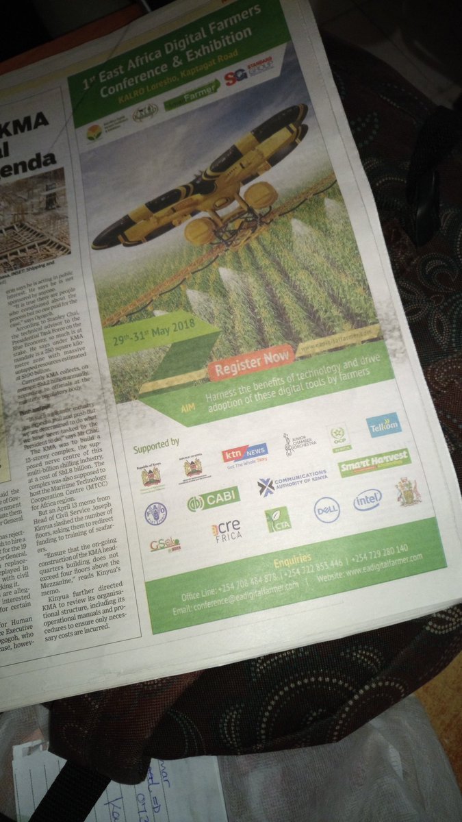 Only 1 Day to go to.
#eastafricadigitalfarmersconferenceandexhibition #smartfarmerkenya #kalro #jcomusic