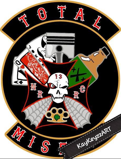 Kaykeyzzart's tweet photo. Check it out! My #art turned into a #patch! The #design was created for The #Total #Misfits #Biker #Club. 
What do you think? Do you #need some art work? Shoot me a #message!!
#GraphicArt #GraphicDesign #LogoDesign #KayKeyzzART #MemorialDay #MemorialDayWeekend #BikerClub #skull https://t.co/ULq0STX6XL