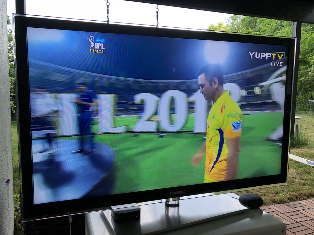 danbanik's tweet photo. Congratulations to my team @CskIPLTeam @CSKFansOfficial for winning #IPL2018 #IPL2018Final! Great to see our friend @ErikSolheim a member of the presentation party! https://t.co/l2KhIlbjrY