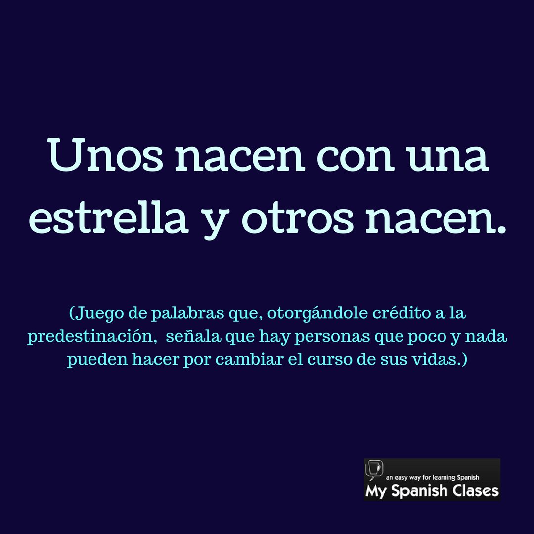 SpanishlessonEc's tweet photo. The saying of the day. #SundayMorning #MySpanishClass #learnSpanish #aprendendo #espanhol https://t.co/YfiEcKZALs