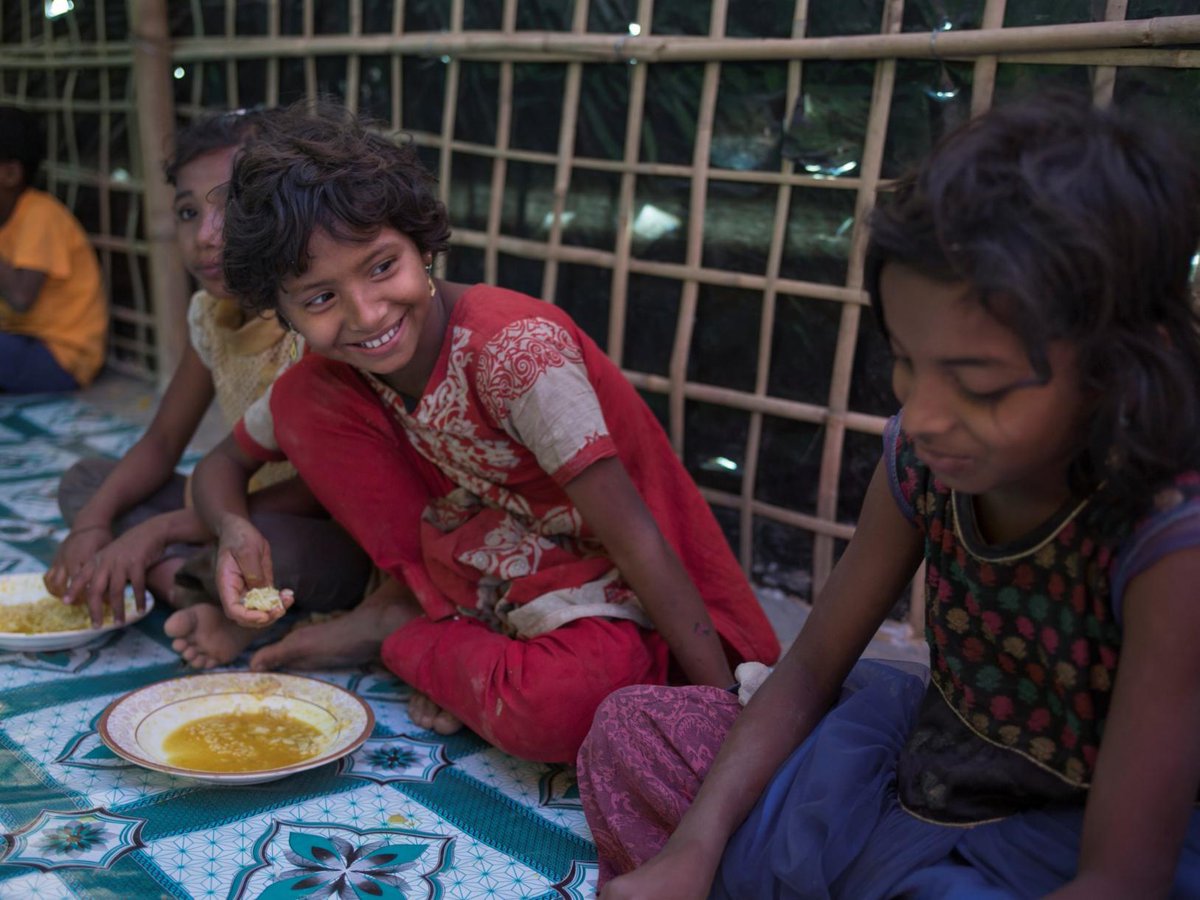 AAH_UK's tweet photo. "I like those who can smile in trouble, who can gather strength from distress and grow by reflection."  

#RohingyaCrisis #food #nutrition https://t.co/y2Jj72bCjd